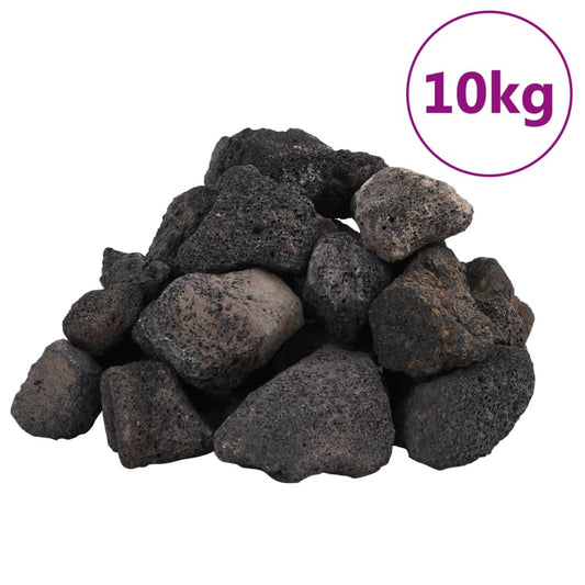 Volcanic Rocks 10 kg Black 5-8 cm Volcanic Rocks 10 kg Black 5-8 cm