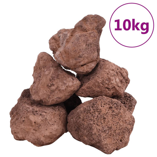 Volcanic Rocks 10 kg Red 10-30 cm Volcanic Rocks 10 kg Red 10-30 cm