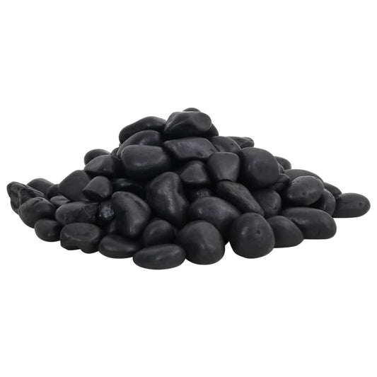 Polished Pebbles 25 kg Black 2-5 cm Polished Pebbles 25 kg Black 2-5 cm
