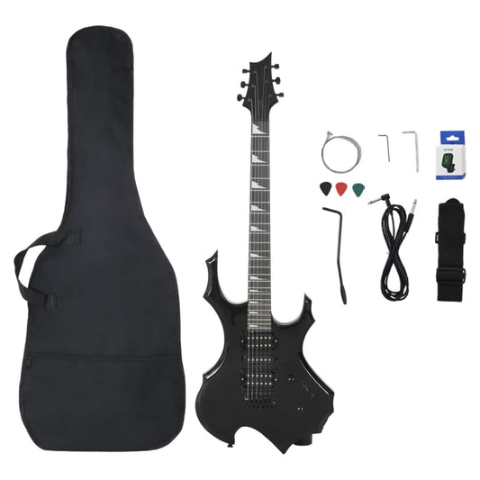 Electric Guitar for Beginner with Bag Black 4/4 39" Electric Guitar for Beginner with Bag Black 4/4 39"