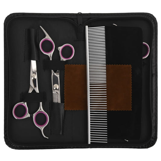 5 Piece Dog Grooming Scissors Set Stainless Steel 5 Piece Dog Grooming Scissors Set Stainless Steel