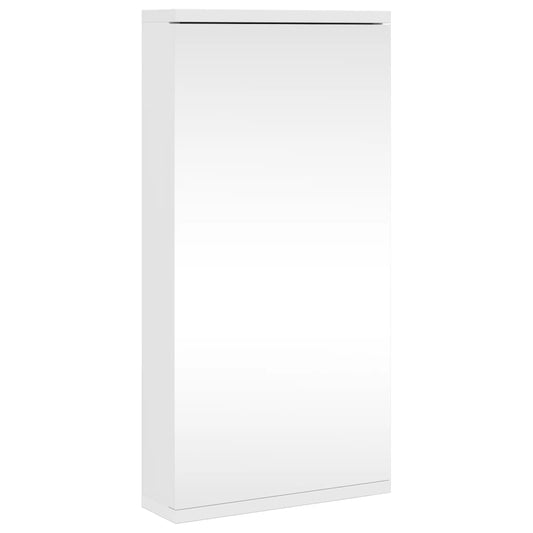 Corner Bathroom Mirror Cabinet White 30x24x60 cm Corner Bathroom Mirror Cabinet White 30x24x60 cm