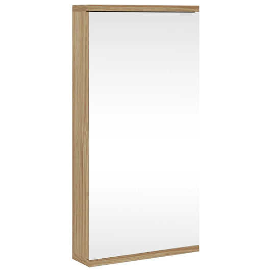 Corner Bathroom Mirror Cabinet Oak 30x24x60 cm Corner Bathroom Mirror Cabinet Oak 30x24x60 cm