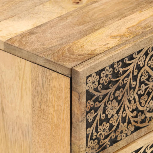 Bedside Cabinets 2 pcs 40x33x46 cm Solid Wood Mango Bedside Cabinets 2 pcs 40x33x46 cm Solid Wood Mango