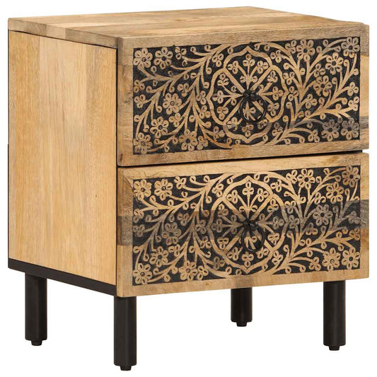Bedside Cabinets 2 pcs 40x33x46 cm Solid Wood Mango Bedside Cabinets 2 pcs 40x33x46 cm Solid Wood Mango