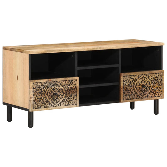 TV Cabinet 100x33x46 cm Solid Wood Mango TV Cabinet 100x33x46 cm Solid Wood Mango
