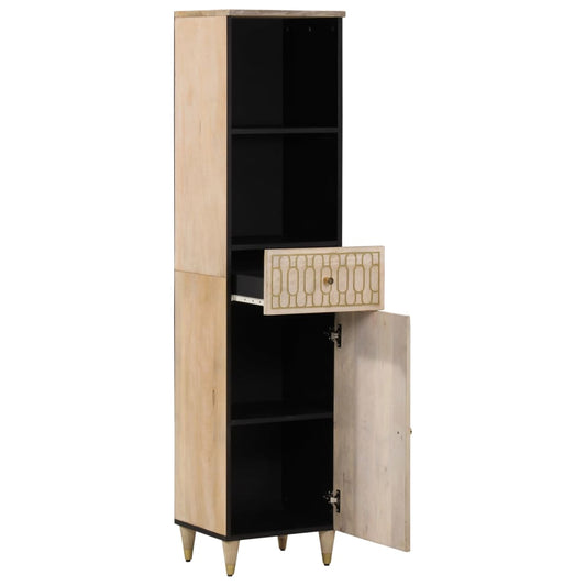 Bathroom Cabinet 38x33x160 cm Solid Wood Mango Bathroom Cabinet 38x33x160 cm Solid Wood Mango