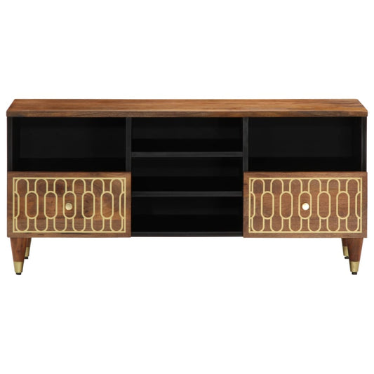 TV Cabinet 100x33x46 cm Solid Wood Mango TV Cabinet 100x33x46 cm Solid Wood Mango