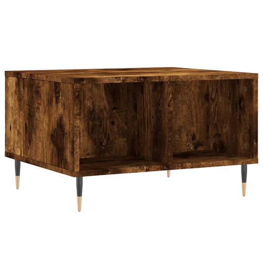 Coffee Table Smoked Oak 60x50x36.5 cm Engineered Wood Coffee Table Smoked Oak 60x50x36.5 cm Engineered Wood
