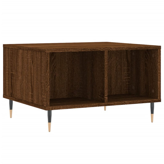 Coffee Table Brown Oak 60x50x36.5 cm Engineered Wood Coffee Table Brown Oak 60x50x36.5 cm Engineered Wood
