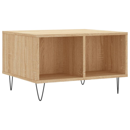 Coffee Table Sonoma Oak 60x50x36.5 cm Engineered Wood Coffee Table Sonoma Oak 60x50x36.5 cm Engineered Wood