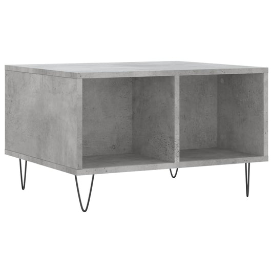 Coffee Table Concrete Grey 60x50x36.5 cm Engineered Wood Coffee Table Concrete Grey 60x50x36.5 cm Engineered Wood