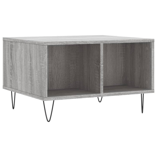 Coffee Table Grey Sonoma 60x50x36.5 cm Engineered Wood Coffee Table Grey Sonoma 60x50x36.5 cm Engineered Wood