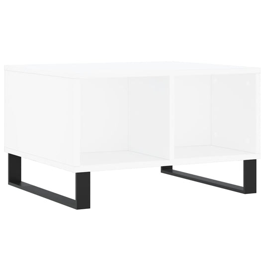 Coffee Table White 60x50x36.5 cm Engineered Wood Coffee Table White 60x50x36.5 cm Engineered Wood