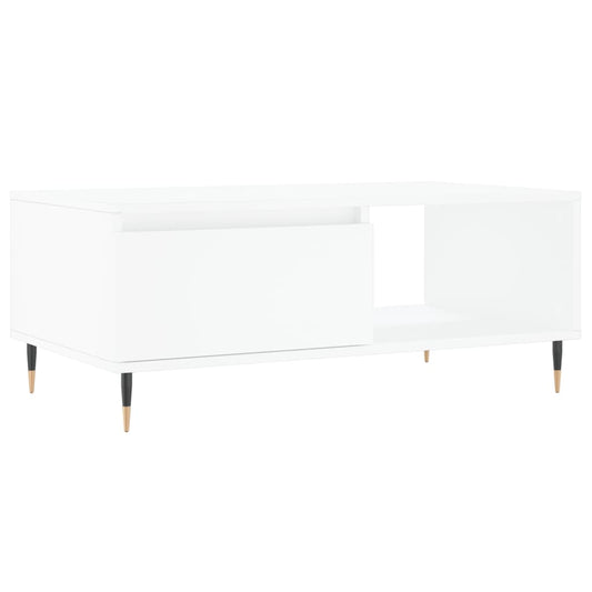 Coffee Table White 90x50x36.5 cm Engineered Wood Coffee Table White 90x50x36.5 cm Engineered Wood