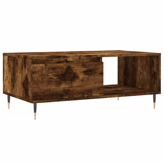Coffee Table Smoked Oak 90x50x36.5 cm Engineered Wood Coffee Table Smoked Oak 90x50x36.5 cm Engineered Wood