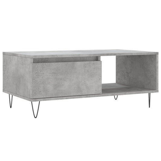 Coffee Table Concrete Grey 90x50x36.5 cm Engineered Wood Coffee Table Concrete Grey 90x50x36.5 cm Engineered Wood