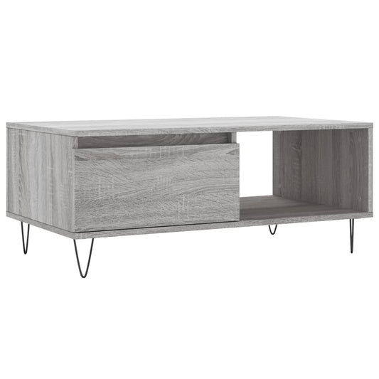 Coffee Table Grey Sonoma 90x50x36.5 cm Engineered Wood Coffee Table Grey Sonoma 90x50x36.5 cm Engineered Wood