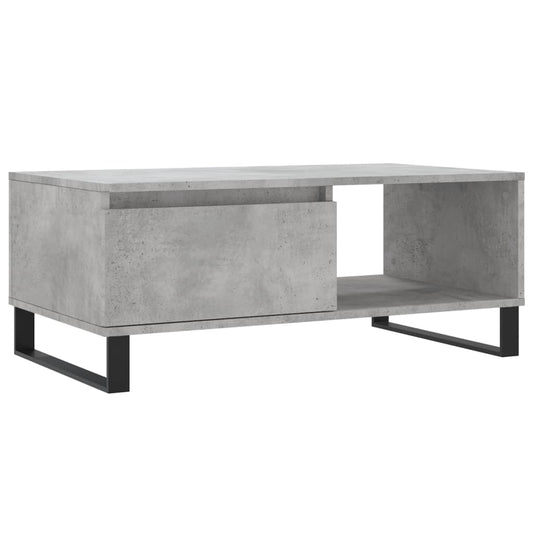 Coffee Table Concrete Grey 90x50x36.5 cm Engineered Wood Coffee Table Concrete Grey 90x50x36.5 cm Engineered Wood