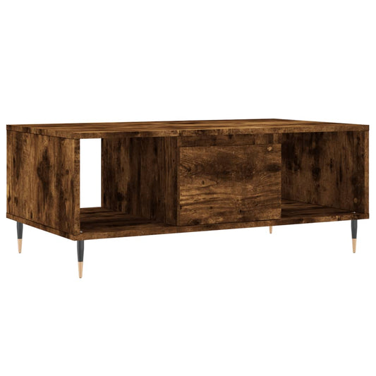 Coffee Table Smoked Oak 90x50x36.5 cm Engineered Wood Coffee Table Smoked Oak 90x50x36.5 cm Engineered Wood