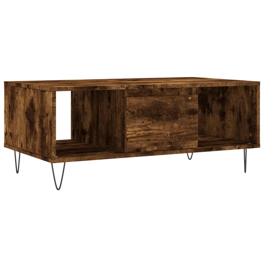 Coffee Table Smoked Oak 90x50x36.5 cm Engineered Wood Coffee Table Smoked Oak 90x50x36.5 cm Engineered Wood