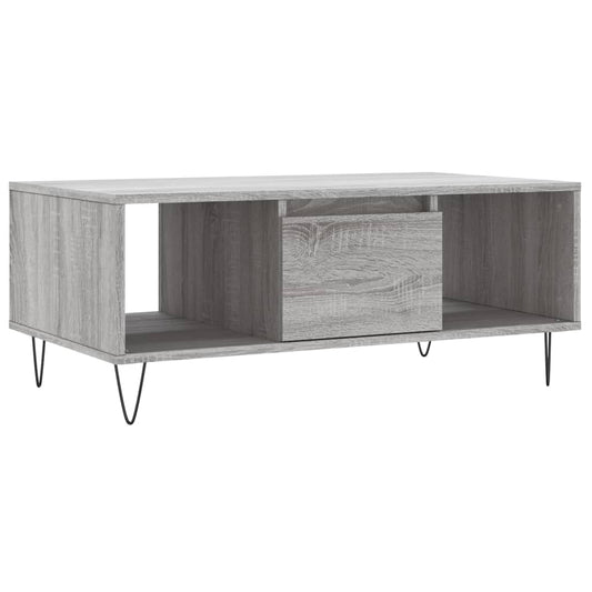 Coffee Table Grey Sonoma 90x50x36.5 cm Engineered Wood Coffee Table Grey Sonoma 90x50x36.5 cm Engineered Wood