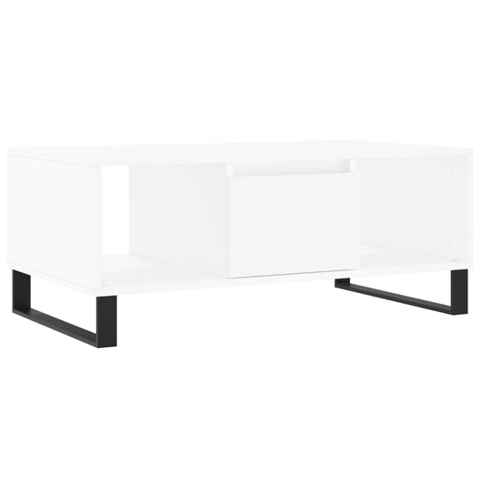 Coffee Table White 90x50x36,5 cm Engineered Wood Coffee Table White 90x50x36,5 cm Engineered Wood