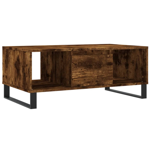 Coffee Table Smoked Oak 90x50x36.5 cm Engineered Wood Coffee Table Smoked Oak 90x50x36.5 cm Engineered Wood