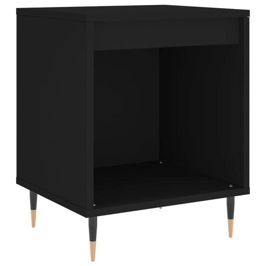Bedside Cabinet Black 40x35x50 cm Engineered Wood Bedside Cabinet Black 40x35x50 cm Engineered Wood