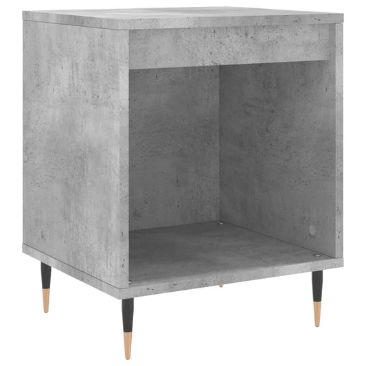 Bedside Cabinet | Concrete Grey | Engineered wood, Metal | Medium Bedside Cabinet | Concrete Grey | Engineered wood, Metal | Medium