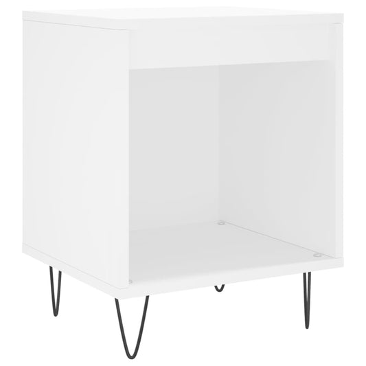 Bedside Cabinet White 40x35x50 cm Engineered Wood Bedside Cabinet White 40x35x50 cm Engineered Wood