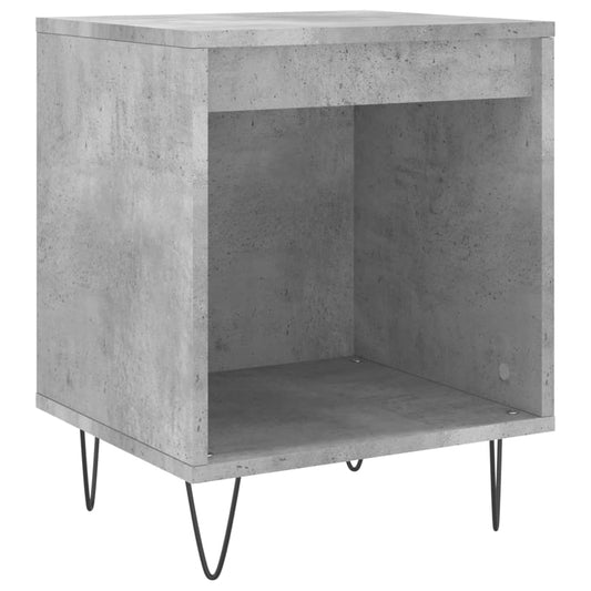 Bedside Cabinet Concrete Grey 40x35x50 cm Engineered Wood Bedside Cabinet Concrete Grey 40x35x50 cm Engineered Wood