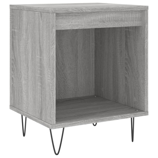 Bedside Cabinet Grey Sonoma 40x35x50 cm Engineered Wood Bedside Cabinet Grey Sonoma 40x35x50 cm Engineered Wood