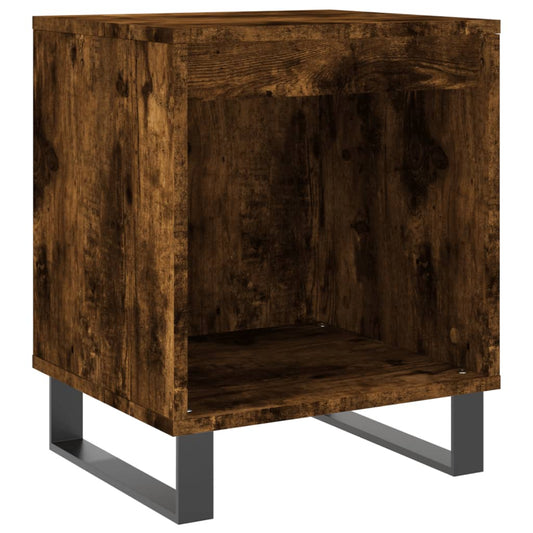 Bedside Cabinet Smoked Oak 40x35x50 cm Engineered Wood Bedside Cabinet Smoked Oak 40x35x50 cm Engineered Wood
