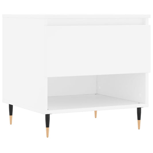 Coffee Table White 50x46x50 cm Engineered Wood Coffee Table White 50x46x50 cm Engineered Wood
