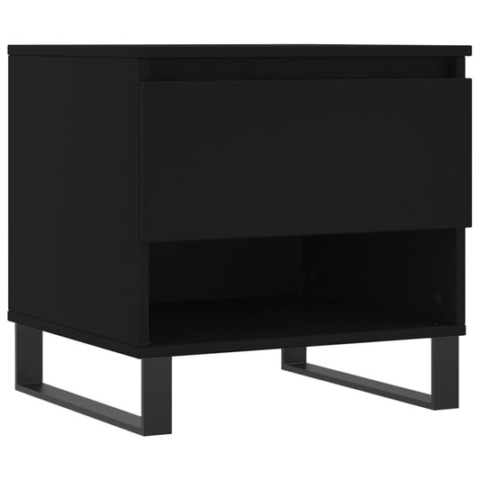 Coffee Table Black 50x46x50 cm Engineered Wood Coffee Table Black 50x46x50 cm Engineered Wood