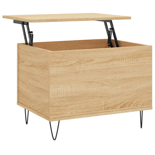 Coffee Table Sonoma Oak 60x44.5x45 cm Engineered Wood Coffee Table Sonoma Oak 60x44.5x45 cm Engineered Wood