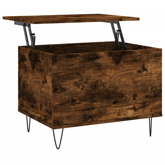 Coffee Table Smoked Oak 60x44.5x45 cm Engineered Wood Coffee Table Smoked Oak 60x44.5x45 cm Engineered Wood