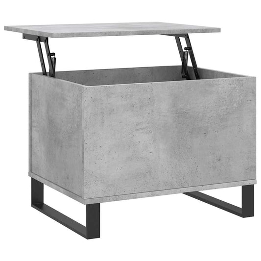 Coffee Table Concrete Grey 60x44,5x45 cm Engineered Wood Coffee Table Concrete Grey 60x44,5x45 cm Engineered Wood
