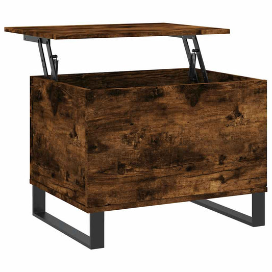 Coffee Table Smoked Oak 60x44,5x45 cm Engineered Wood Coffee Table Smoked Oak 60x44,5x45 cm Engineered Wood