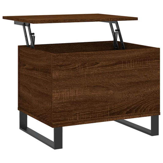 Coffee Table Brown Oak 60x44.5x45 cm Engineered Wood Coffee Table Brown Oak 60x44.5x45 cm Engineered Wood