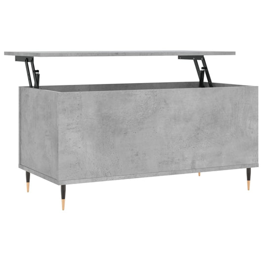 Coffee Table Concrete Grey 90x44.5x45 cm Engineered Wood Coffee Table Concrete Grey 90x44.5x45 cm Engineered Wood
