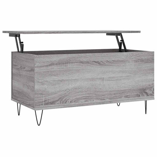 Coffee Table Grey Sonoma 90x44,5x45 cm Engineered Wood Coffee Table Grey Sonoma 90x44,5x45 cm Engineered Wood