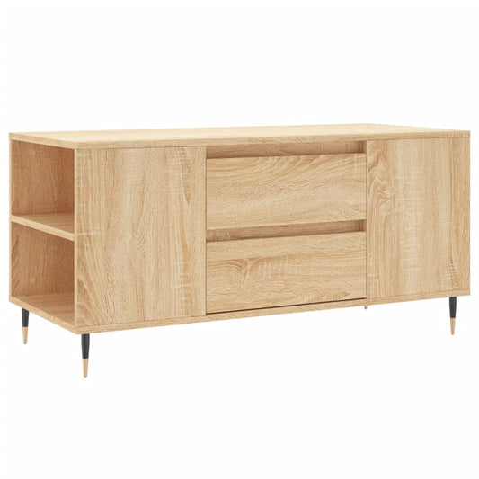 Coffee Table Sonoma Oak 102x44,5x50 cm Engineered Wood Coffee Table Sonoma Oak 102x44,5x50 cm Engineered Wood