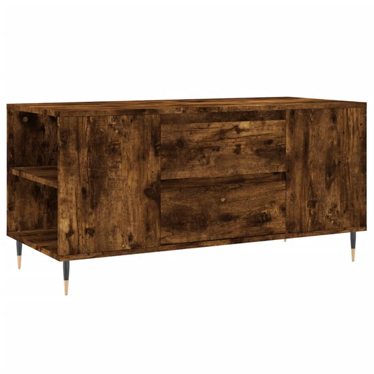 Coffee Table Smoked Oak 102x44.5x50 cm Engineered Wood Coffee Table Smoked Oak 102x44.5x50 cm Engineered Wood