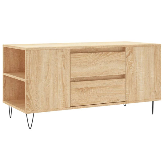 Coffee Table Sonoma Oak 102x44.5x50 cm Engineered Wood Coffee Table Sonoma Oak 102x44.5x50 cm Engineered Wood