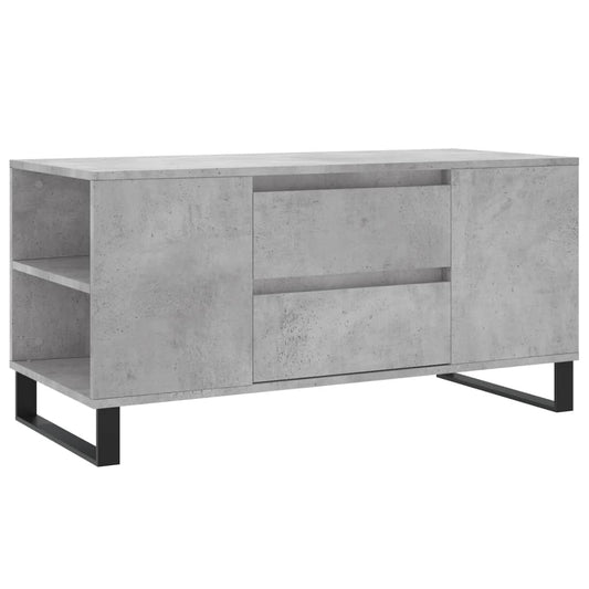 Coffee Table Concrete Grey 102x44,5x50 cm Engineered Wood Coffee Table Concrete Grey 102x44,5x50 cm Engineered Wood