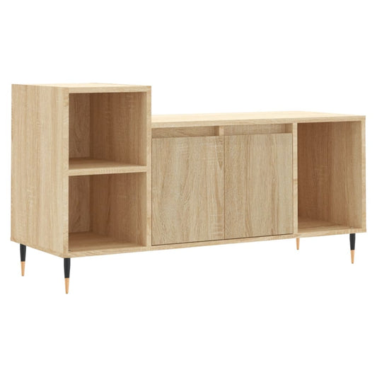 TV Cabinet Sonoma Oak 100x35x55 cm Engineered Wood TV Cabinet Sonoma Oak 100x35x55 cm Engineered Wood