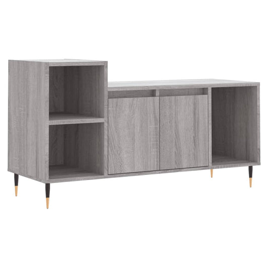 TV Cabinet Grey Sonoma 100x35x55 cm Engineered Wood TV Cabinet Grey Sonoma 100x35x55 cm Engineered Wood