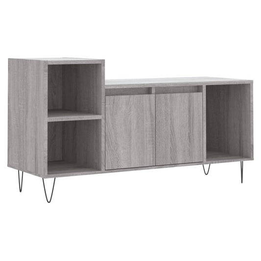 TV Cabinet Grey Sonoma 100x35x55 cm Engineered Wood TV Cabinet Grey Sonoma 100x35x55 cm Engineered Wood
